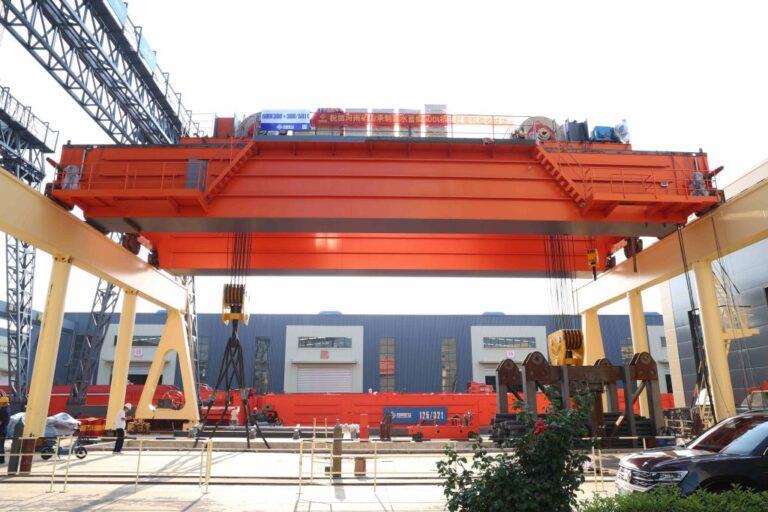 600t Dual-Hook Overhead Crane Project for a Pumped Storage Power Station